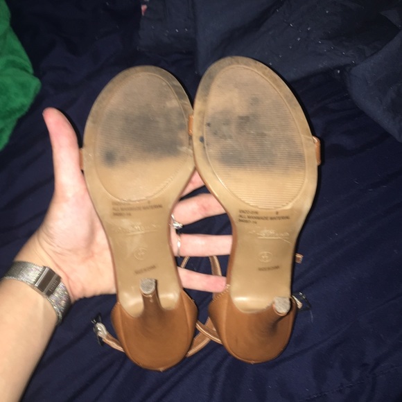 Brown Strappy Heels - Picture 3 of 3